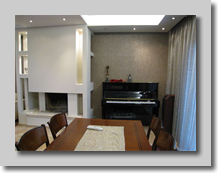 Επένδυση τζακιού με πυράντοχη γυψοσανίδα