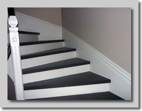 Γύψινο σοφατεπί σε εσωτερική σκάλα 