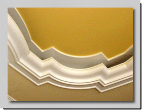 Γύψινος κρυφός φωτισμός με τοξοτά σχήματα 