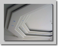 Κατασκευή τριπλού κρυφού φωτισμόυ απο γυψοσανίδα