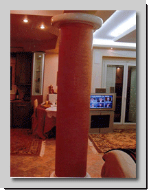 Τοποθέτηση γυψίνης κολώνας σε ήδη υπάρχουσα